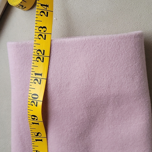 W10 Canadian made pink wool coat with detachable hood (faux fur) - Picture 8 of 10